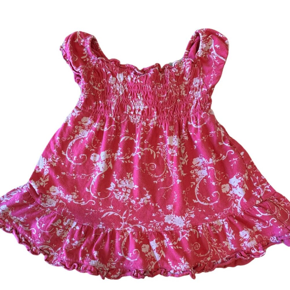 Pink Paisley Ralph Lauren Smocked Dress 18 months